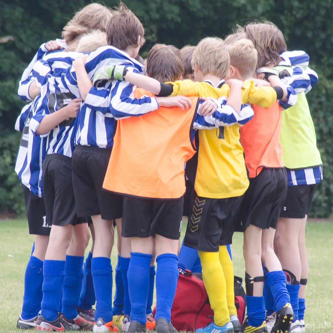 De laatste wedstrijd in de D2 - een hecht team